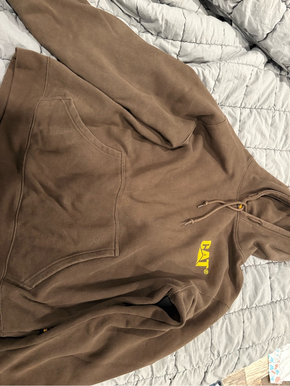 Men’s XL brown CAT hoodie